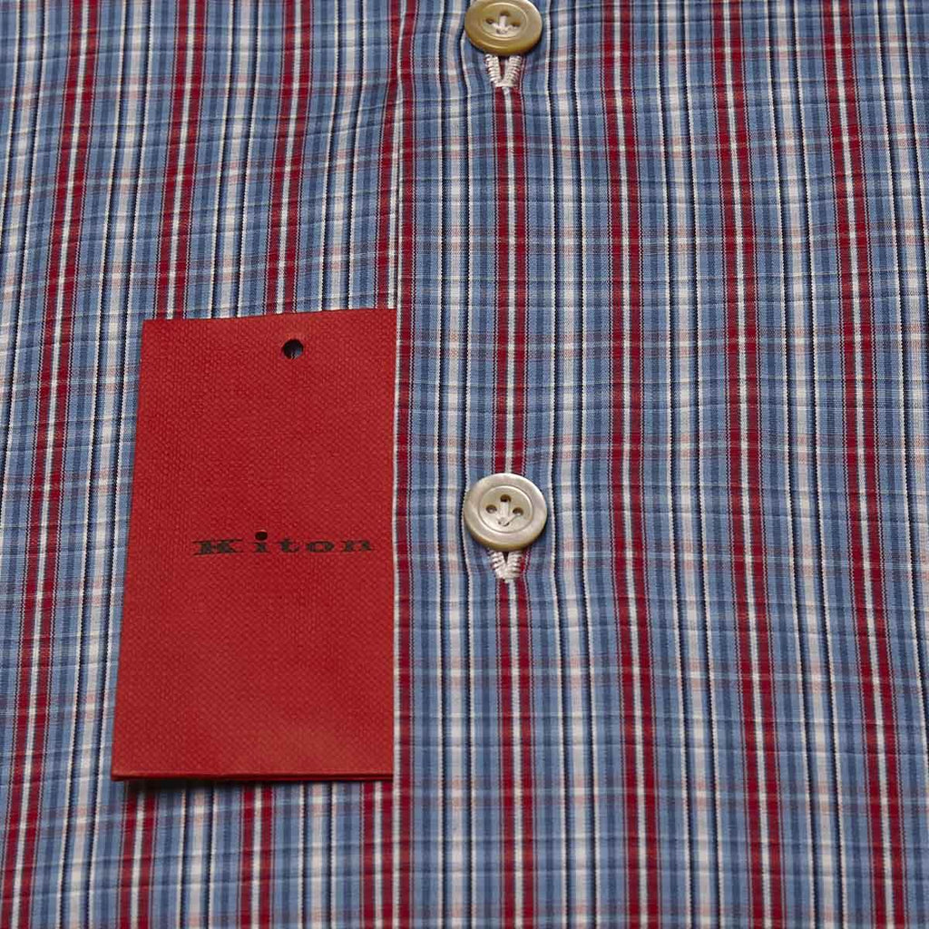 KITON Multicolor Cotton Shirt