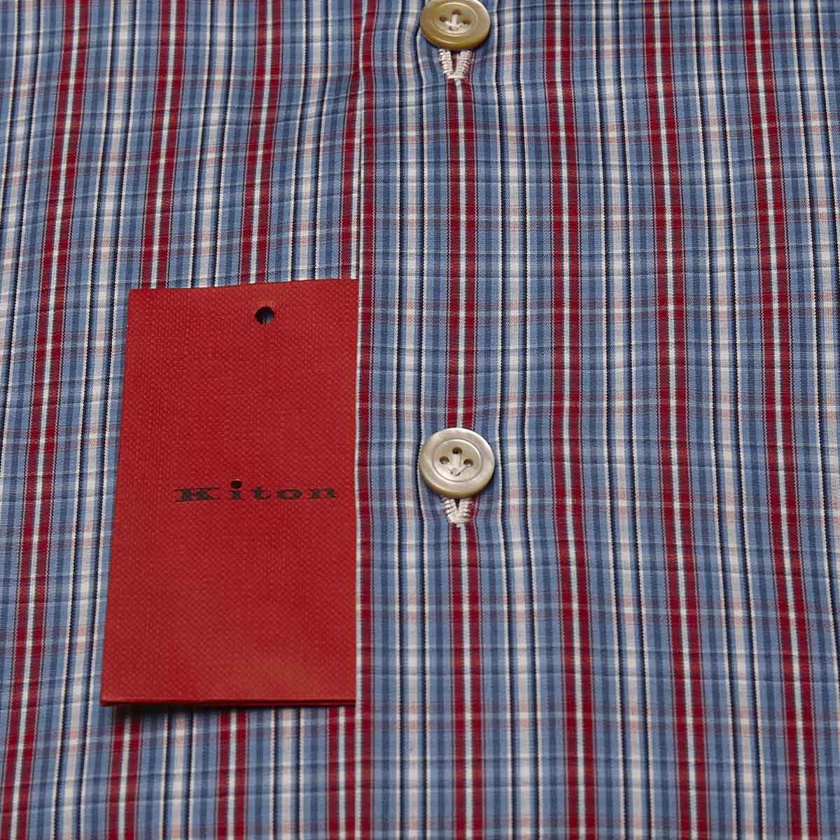 KITON Multicolor Cotton Shirt