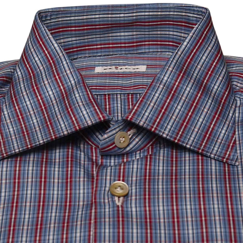 KITON Multicolor Cotton Shirt