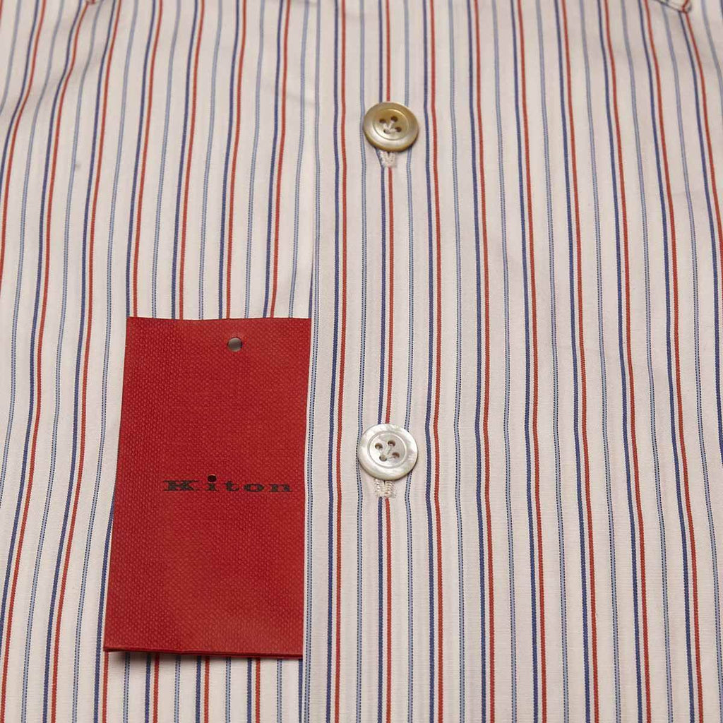 KITON Multicolor Cotton Shirt