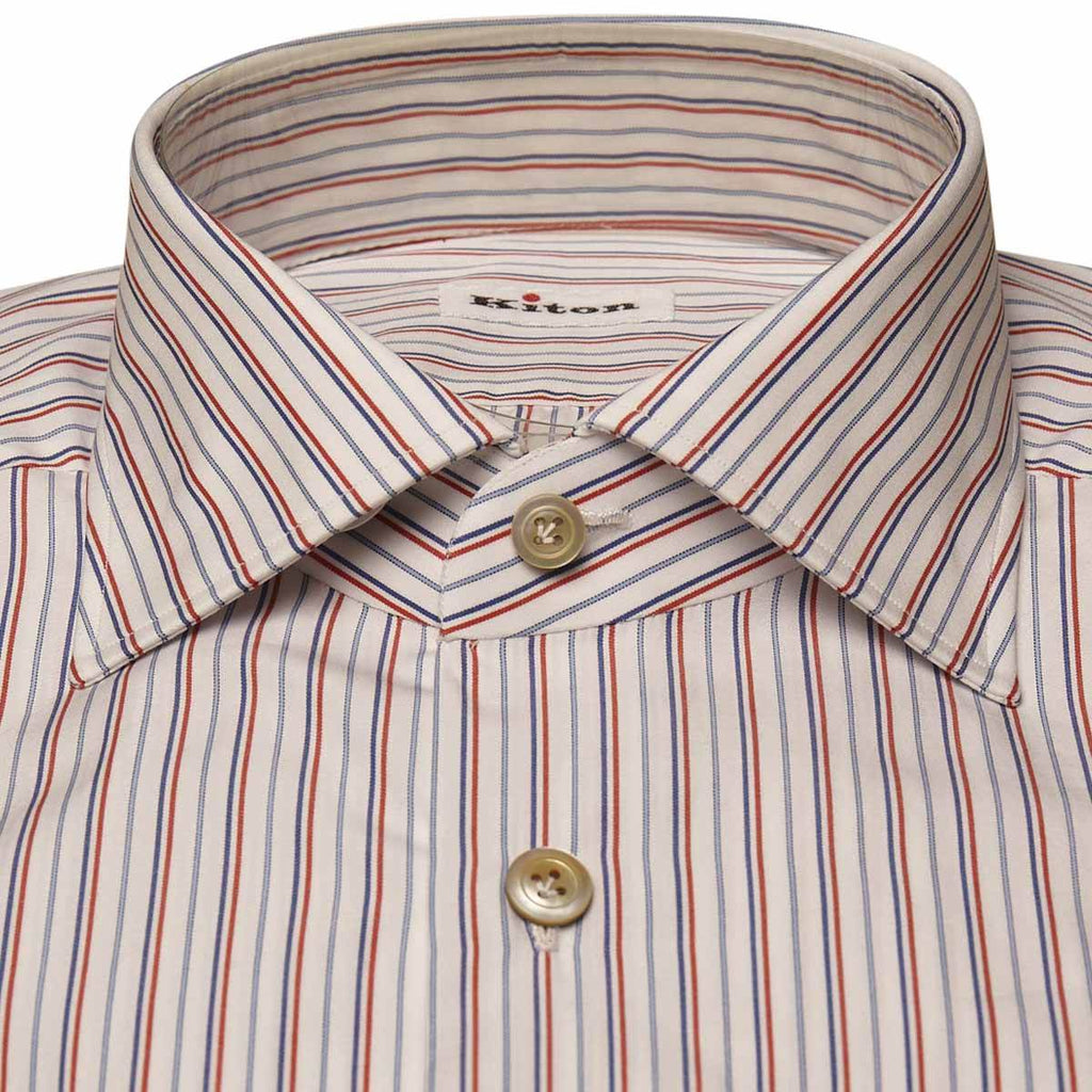 KITON Multicolor Cotton Shirt