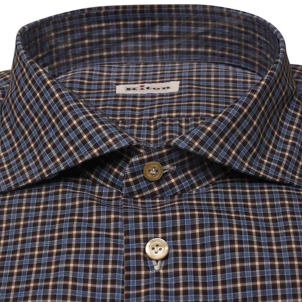 KITON Multicolor Cotton Shirt