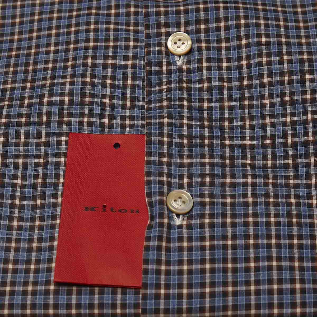 KITON Multicolor Cotton Shirt