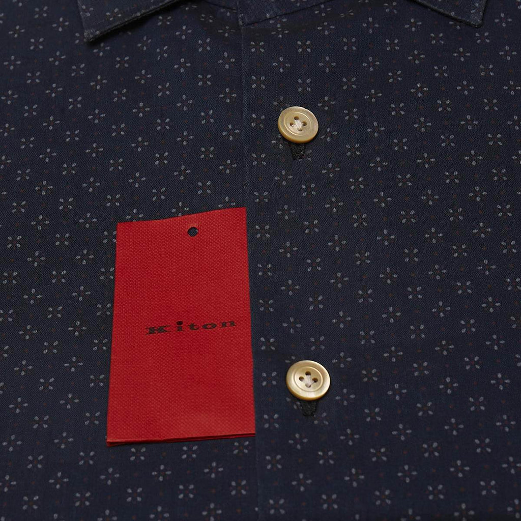 KITON Multicolor Cotton Shirt