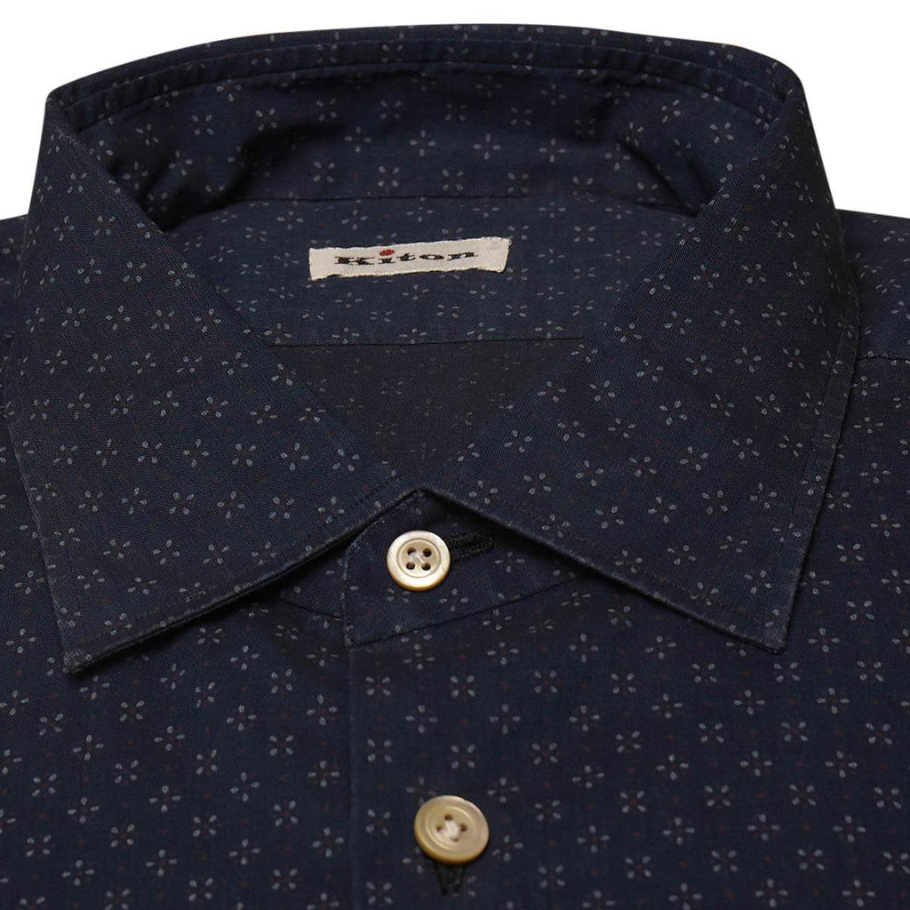 KITON Multicolor Cotton Shirt