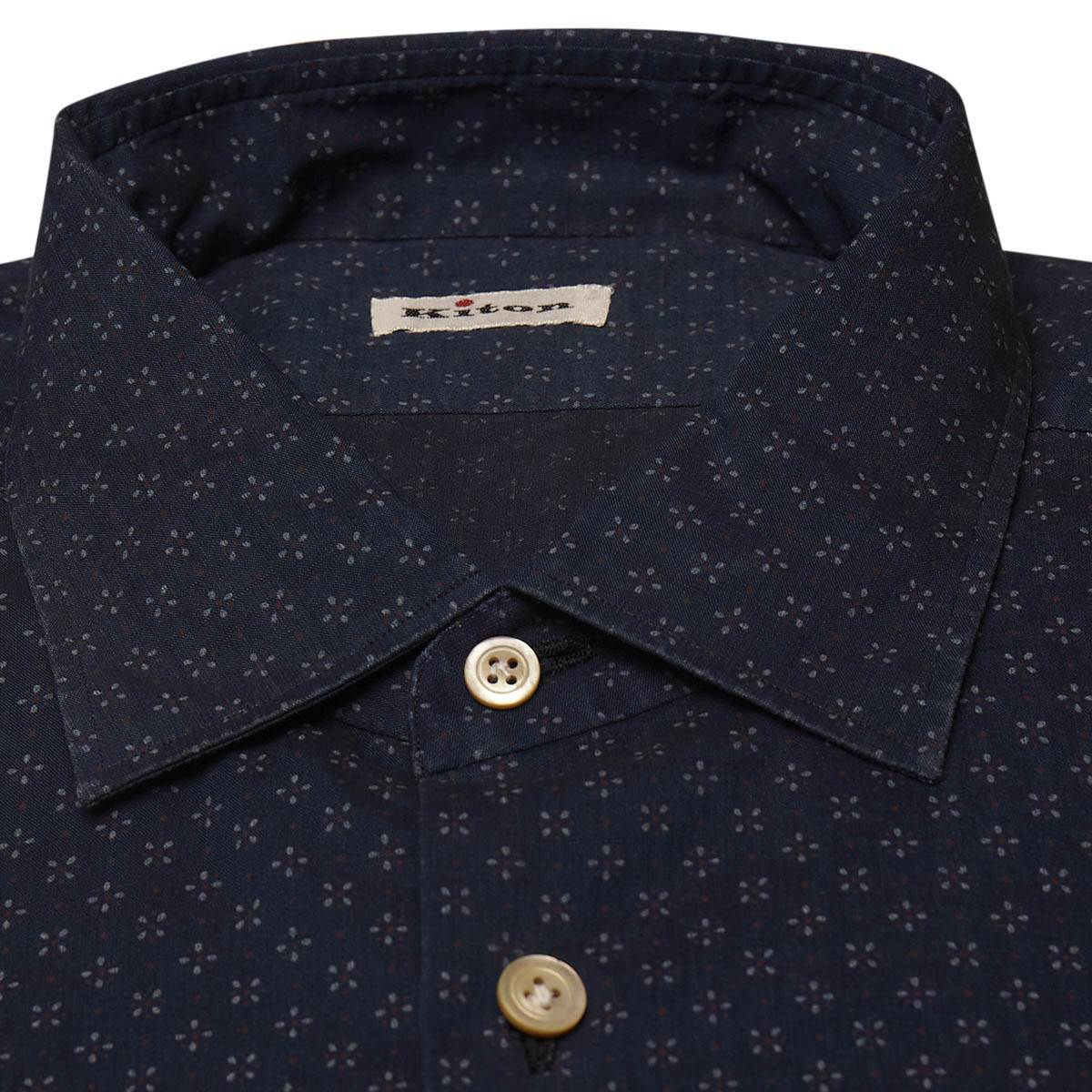 KITON Multicolor Cotton Shirt