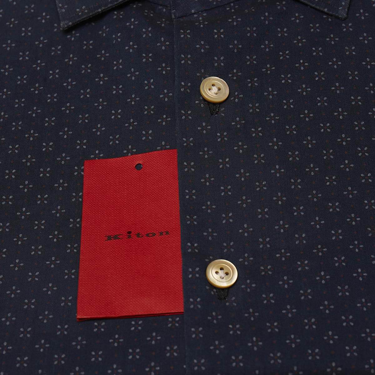KITON Multicolor Cotton Shirt
