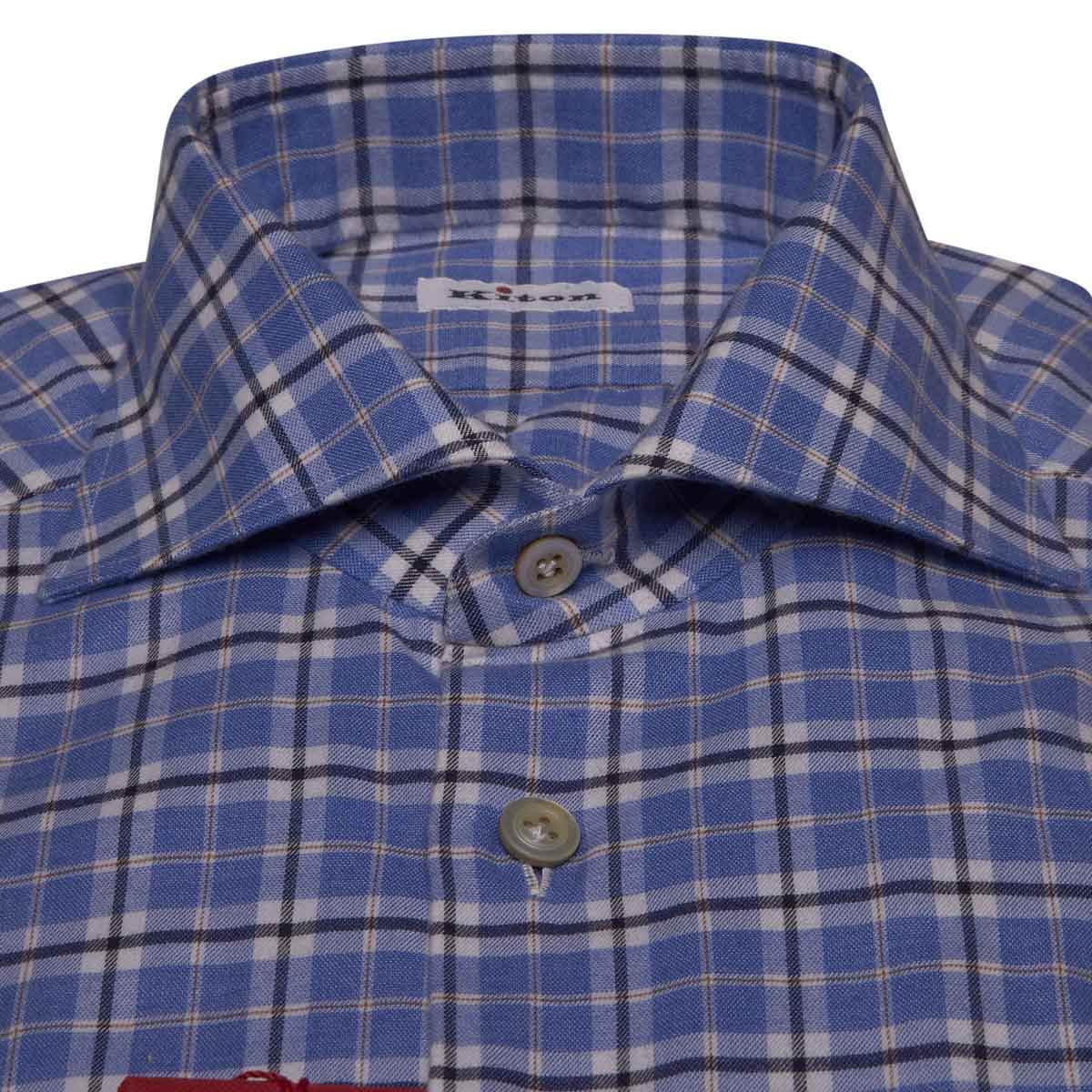 Kiton KITON Multicolor Cotton Shirt Multicolor 001