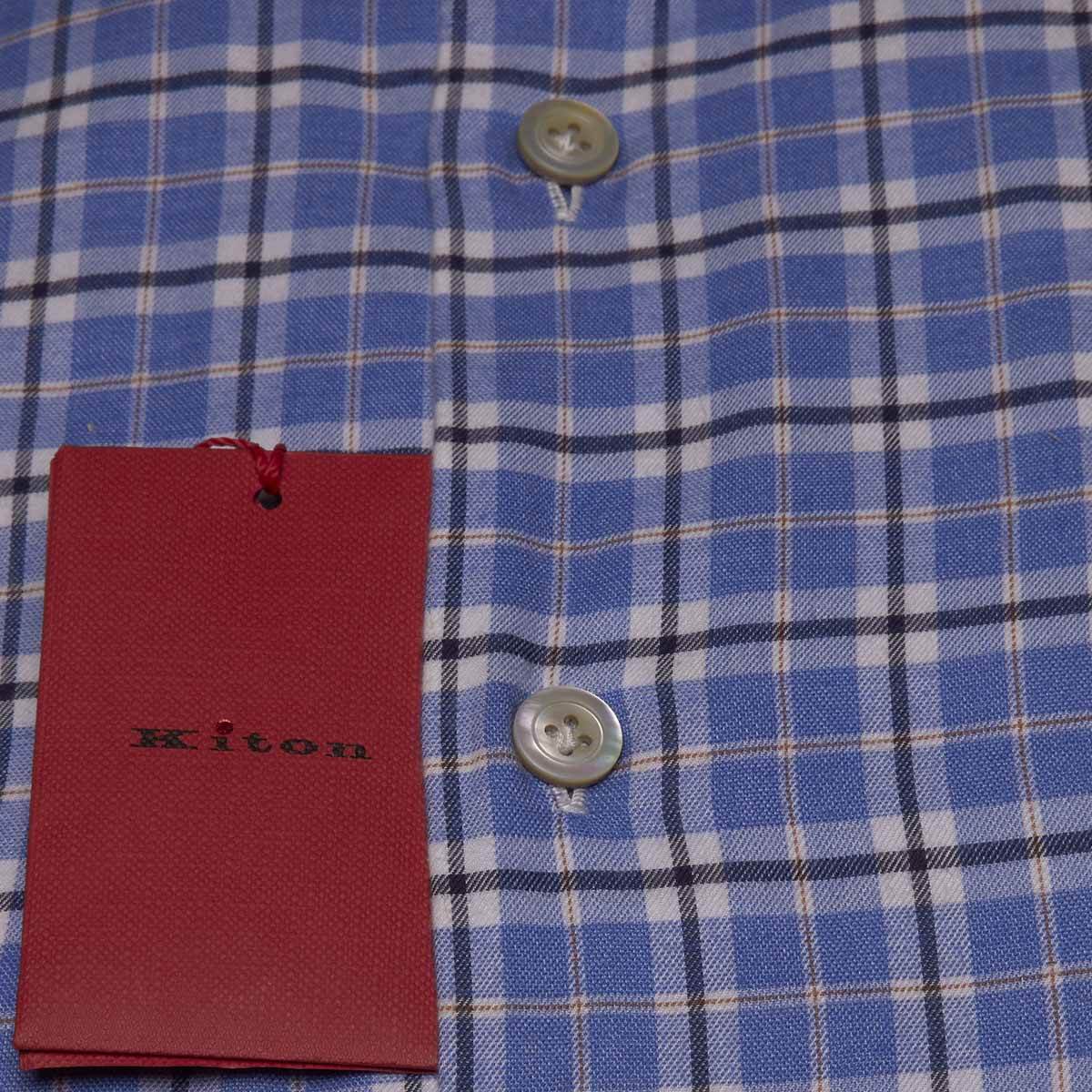 KITON Multicolor Cotton Shirt