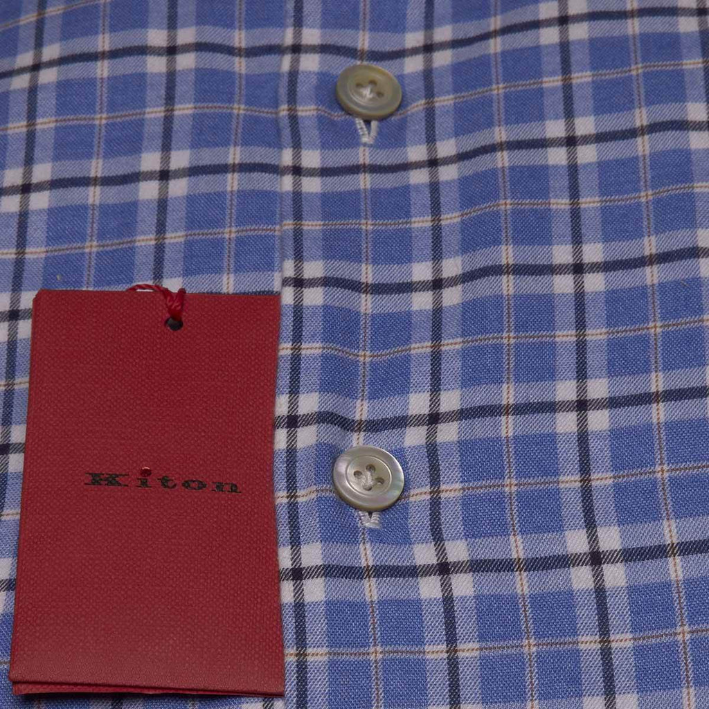 KITON Multicolor Cotton Shirt