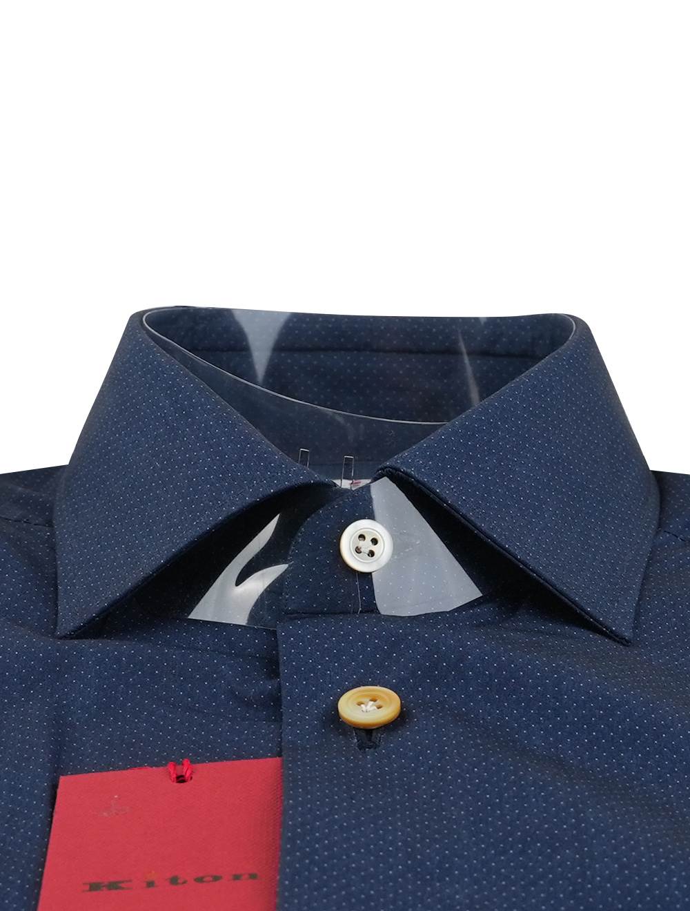 Kiton Kiton Blue Cotton Shirt Blue 001