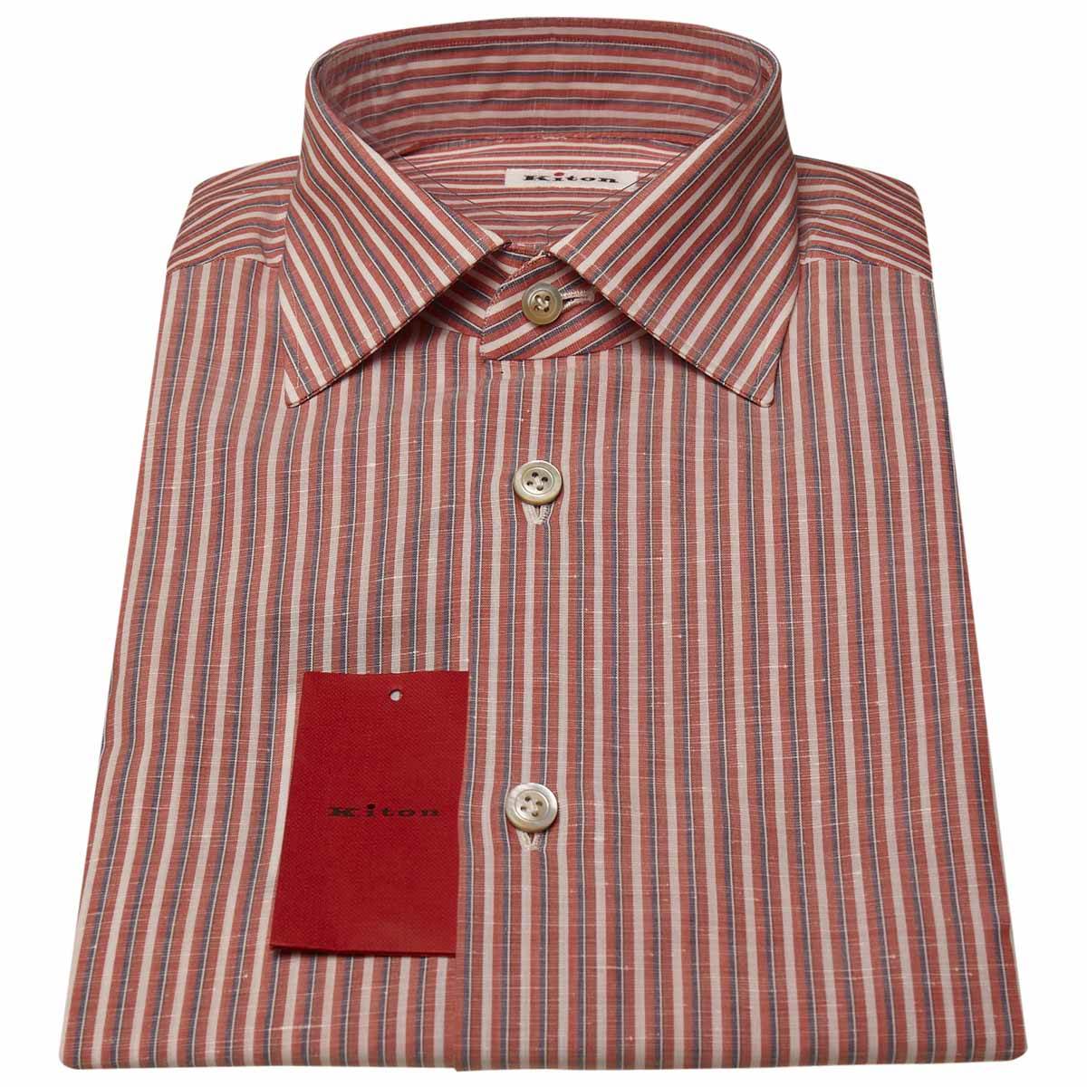 Kiton KITON Multicolor Cotton Linen Shirt Multicolor 000