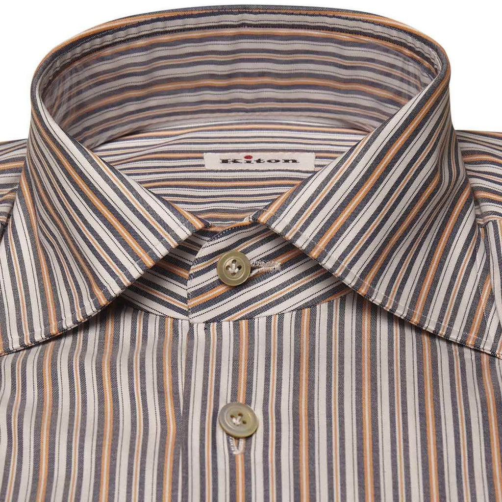KITON Multicolor Cotton Shirt