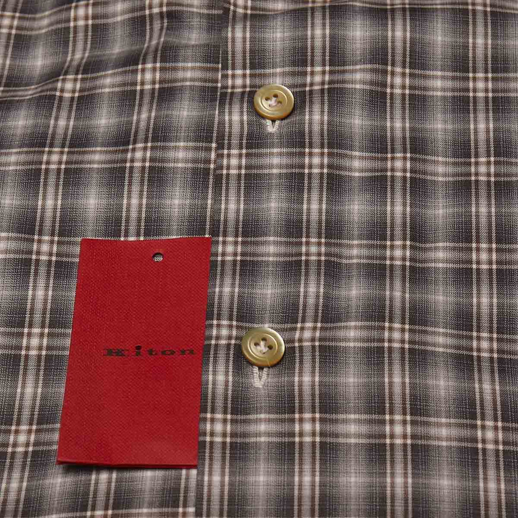 KITON Multicolor Cotton Shirt