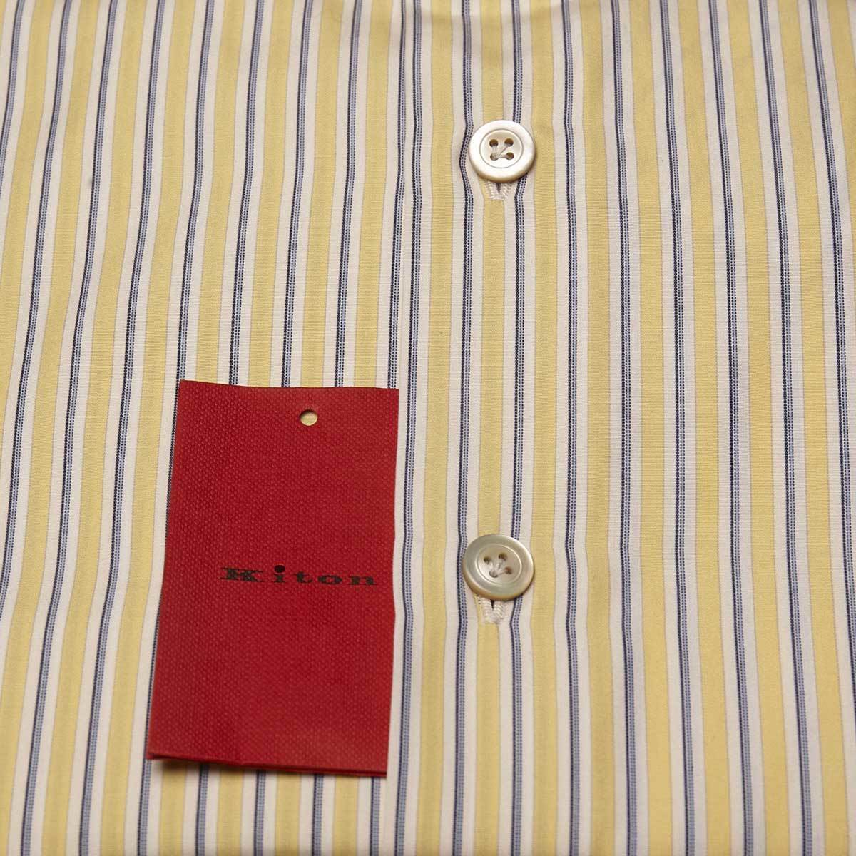 KITON Multicolor Cotton Shirt
