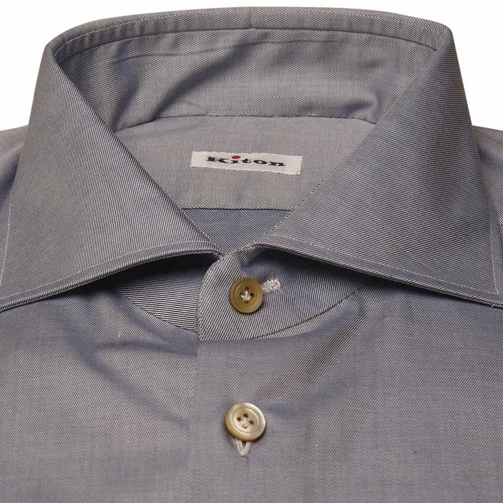 Kiton KITON Light Blue Cotton Shirt Light Blue 001