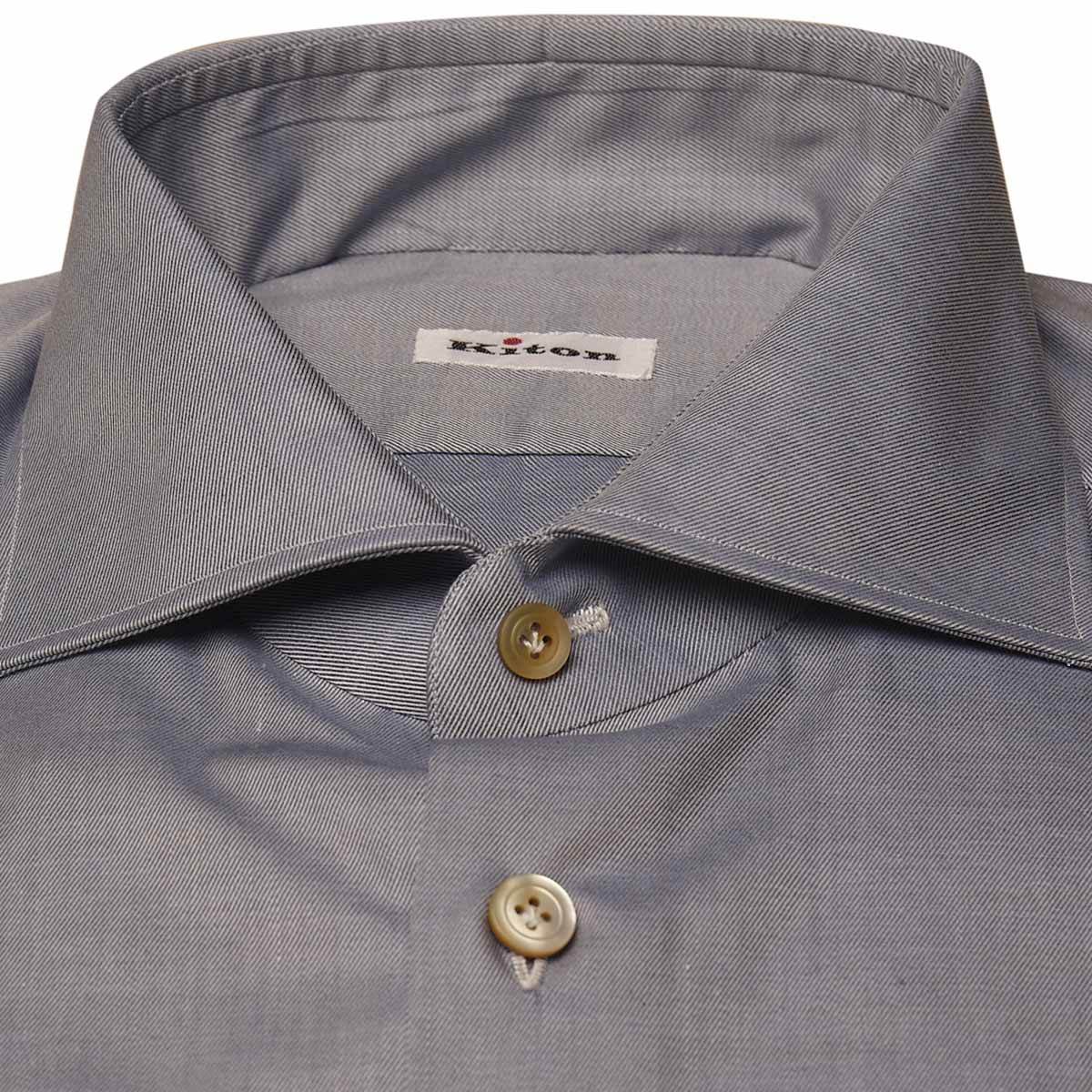 Kiton KITON Light Blue Cotton Shirt Light Blue 001