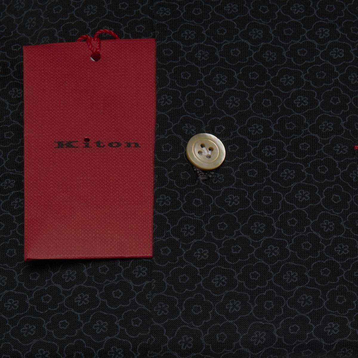 KITON Green Cotton Shirt