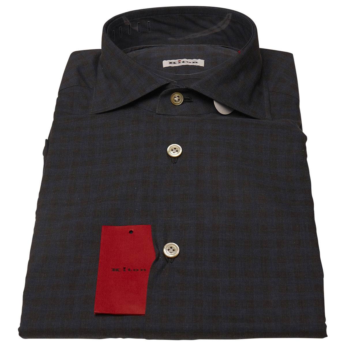 KITON Multicolor Cotton Shirt
