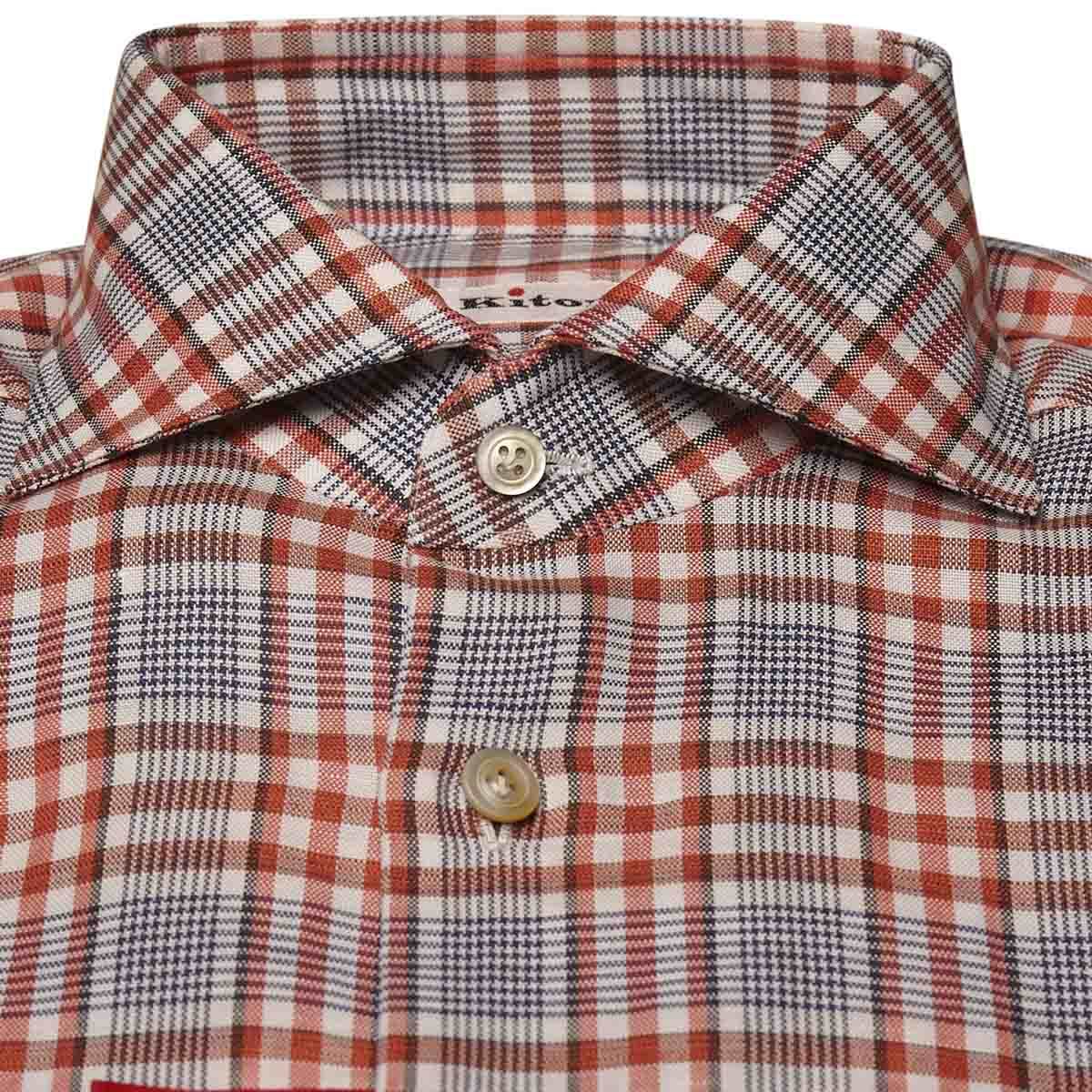 Kiton KITON Multicolor Cotton Linen Shirt Multicolor 001