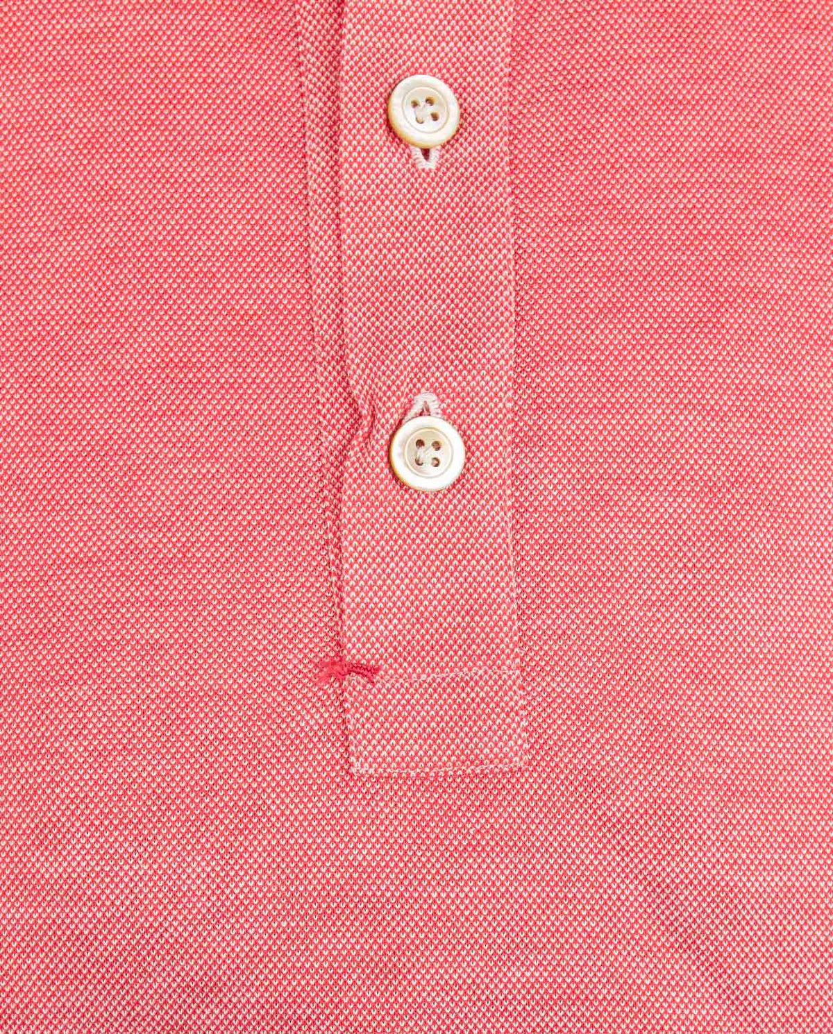 KITON Pink Cotton Sweater Polo