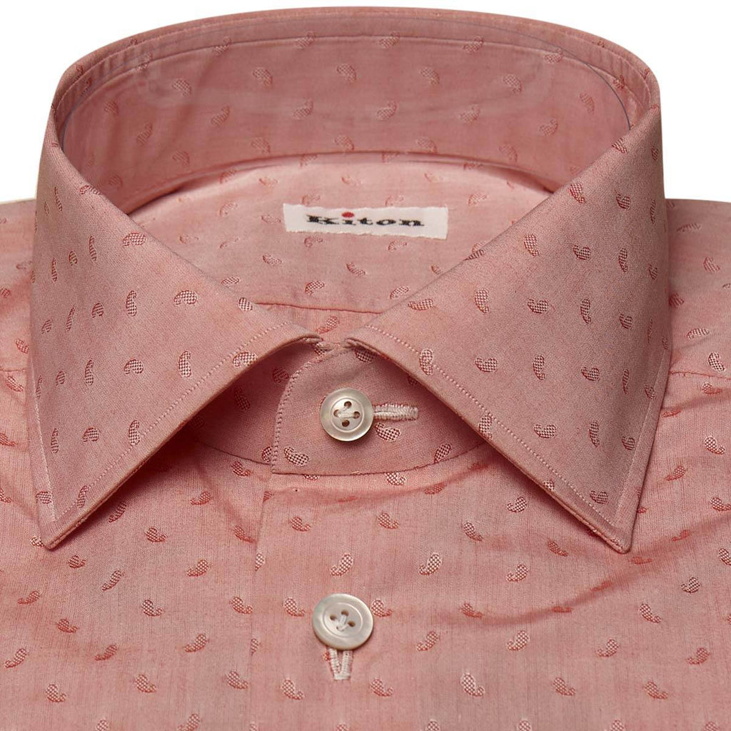 Kiton KITON Pink Cotton Shirt Pink 001