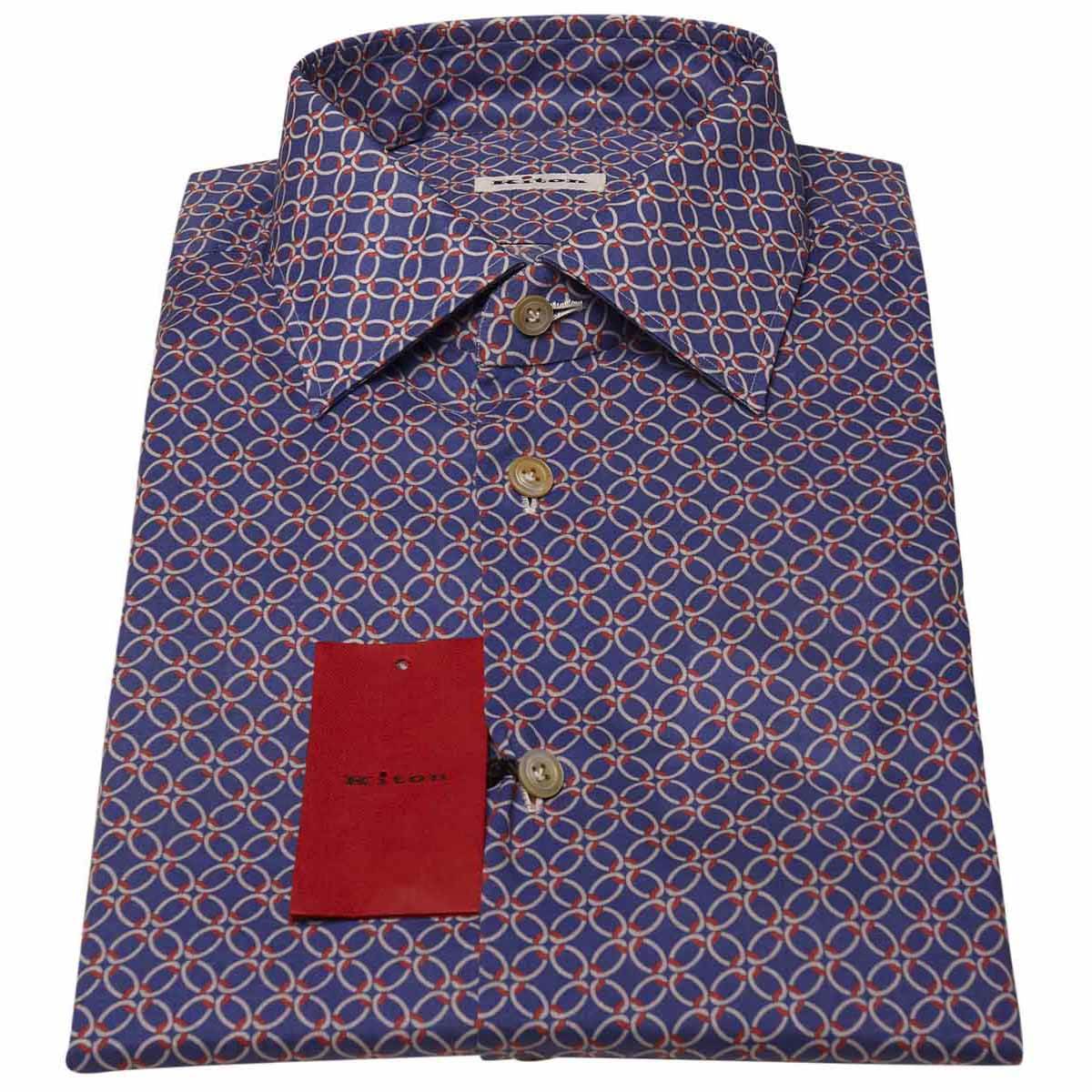 KITON Multicolor Cotton Shirt