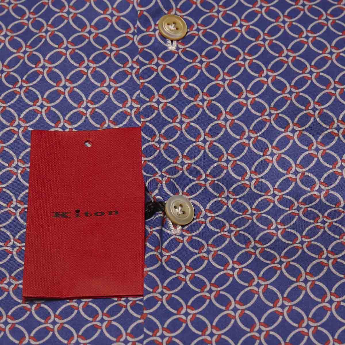 KITON Multicolor Cotton Shirt