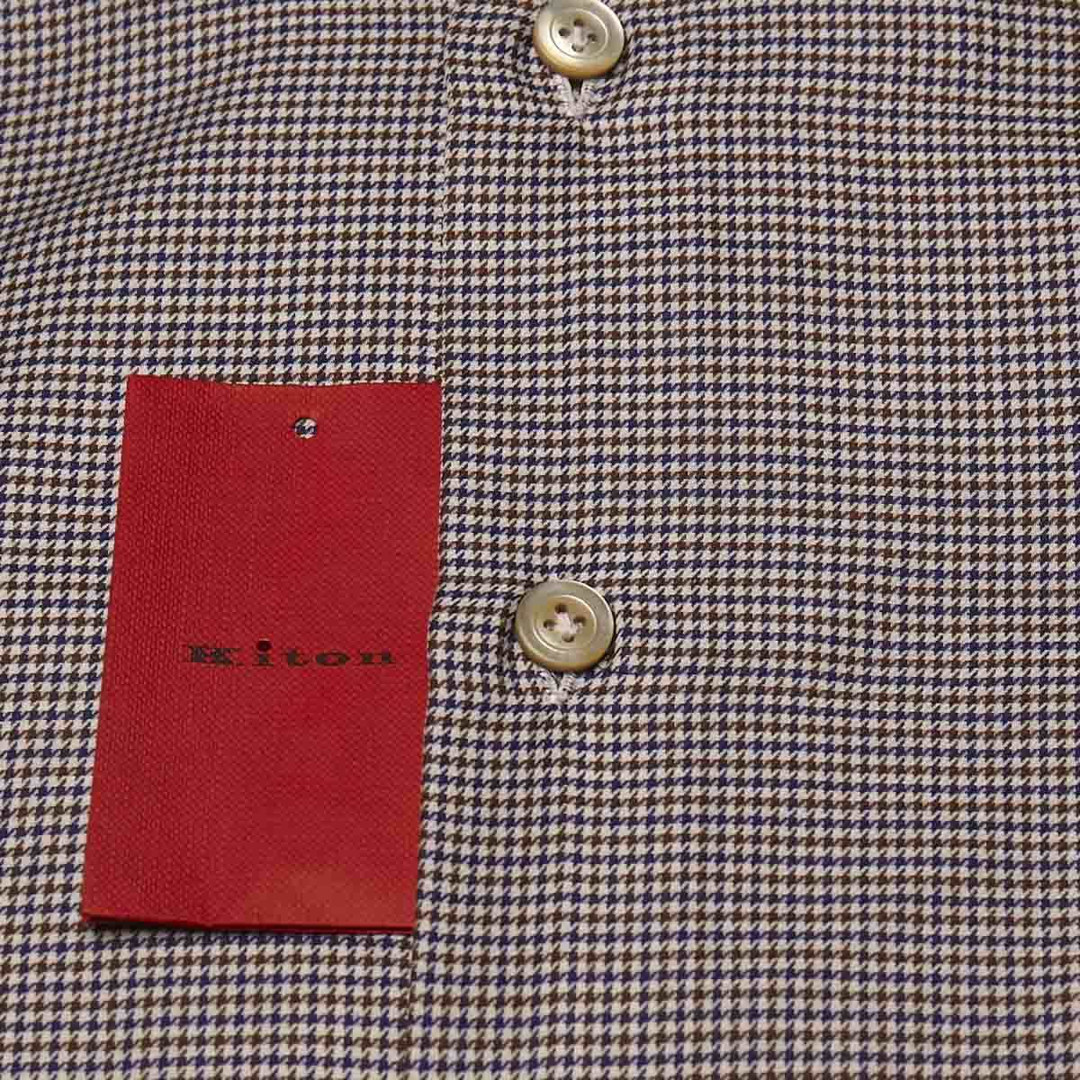 KITON Multicolor Cotton Shirt