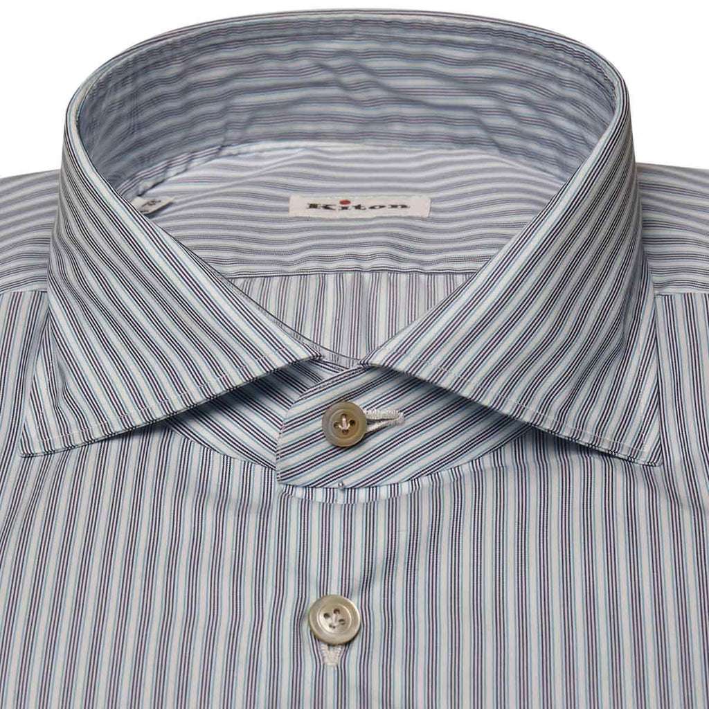 KITON Multicolor Cotton Shirt