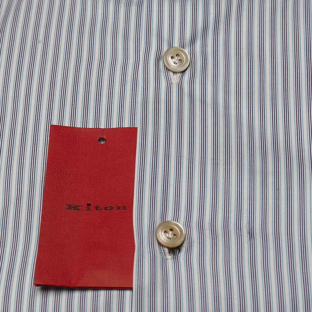 KITON Multicolor Cotton Shirt