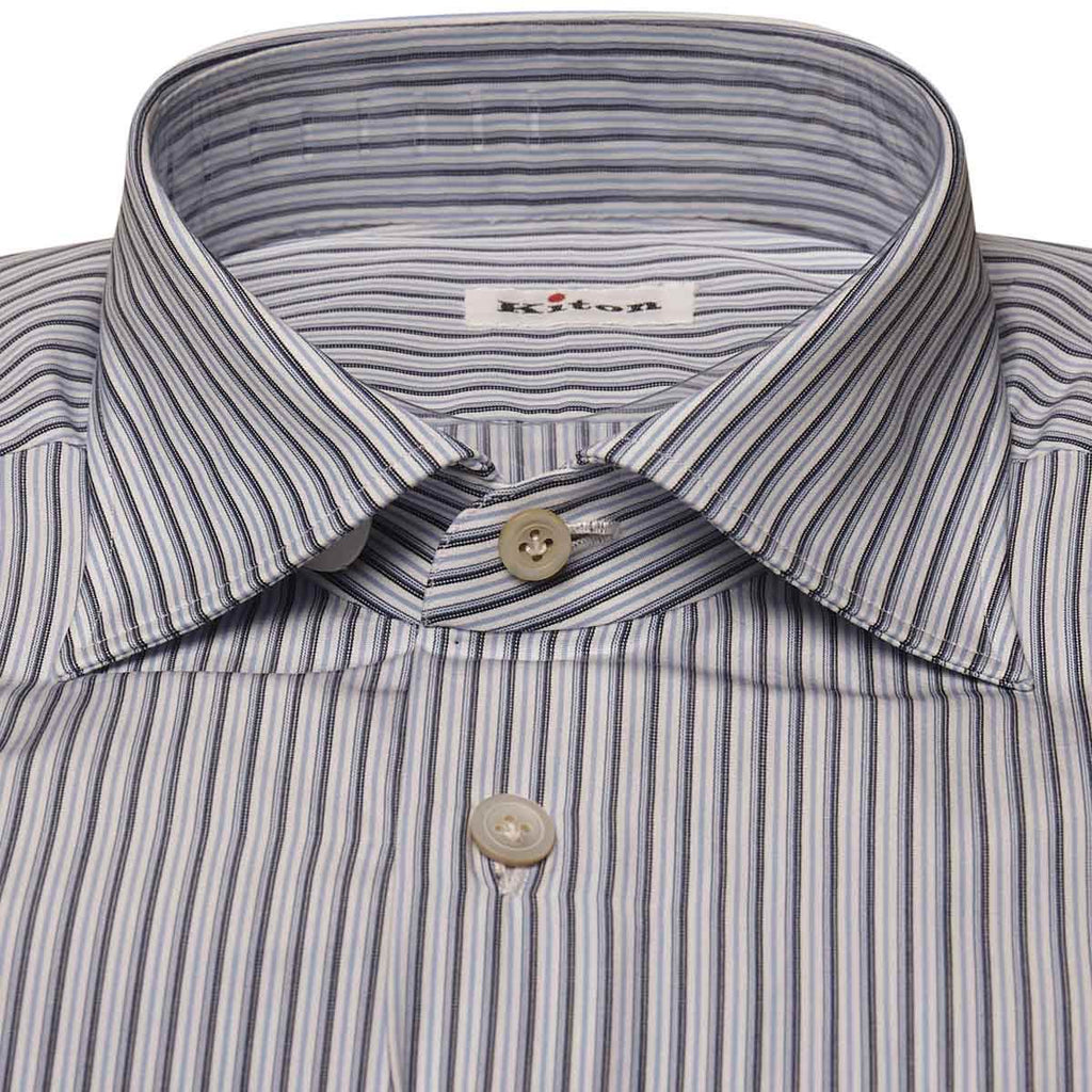 KITON Multicolor Cotton Shirt