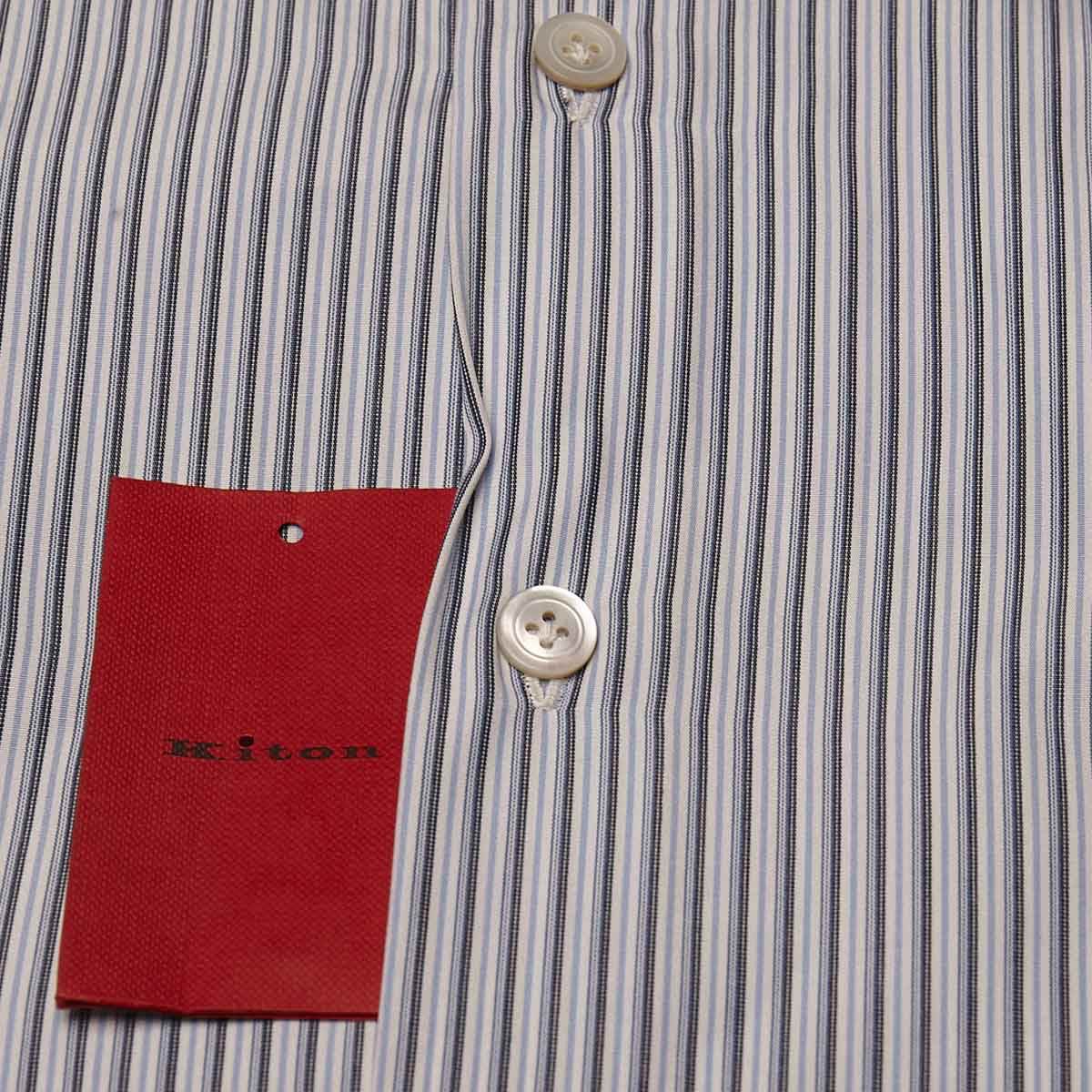 KITON Multicolor Cotton Shirt