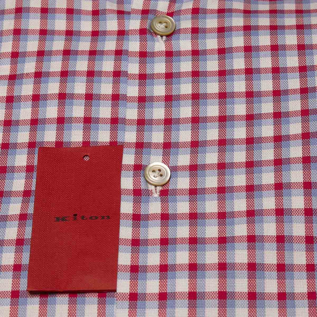 KITON Multicolor Cotton Shirt
