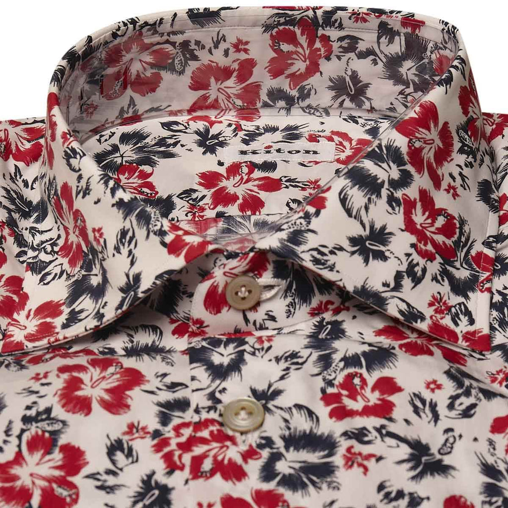 KITON Multicolor Cotton Shirt