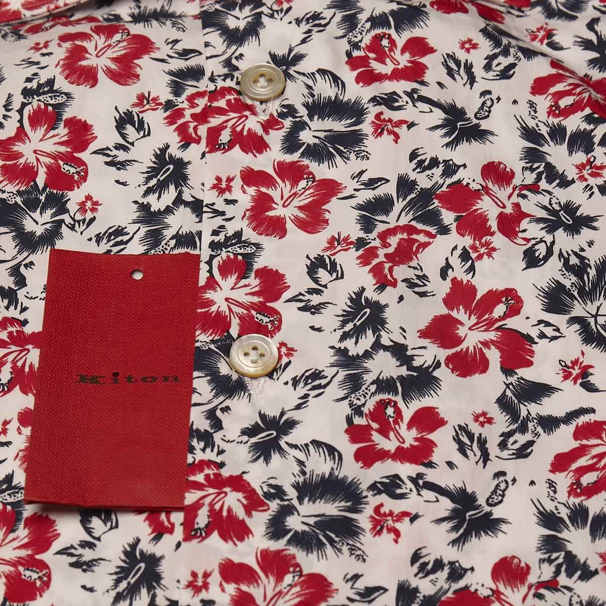 KITON Multicolor Cotton Shirt