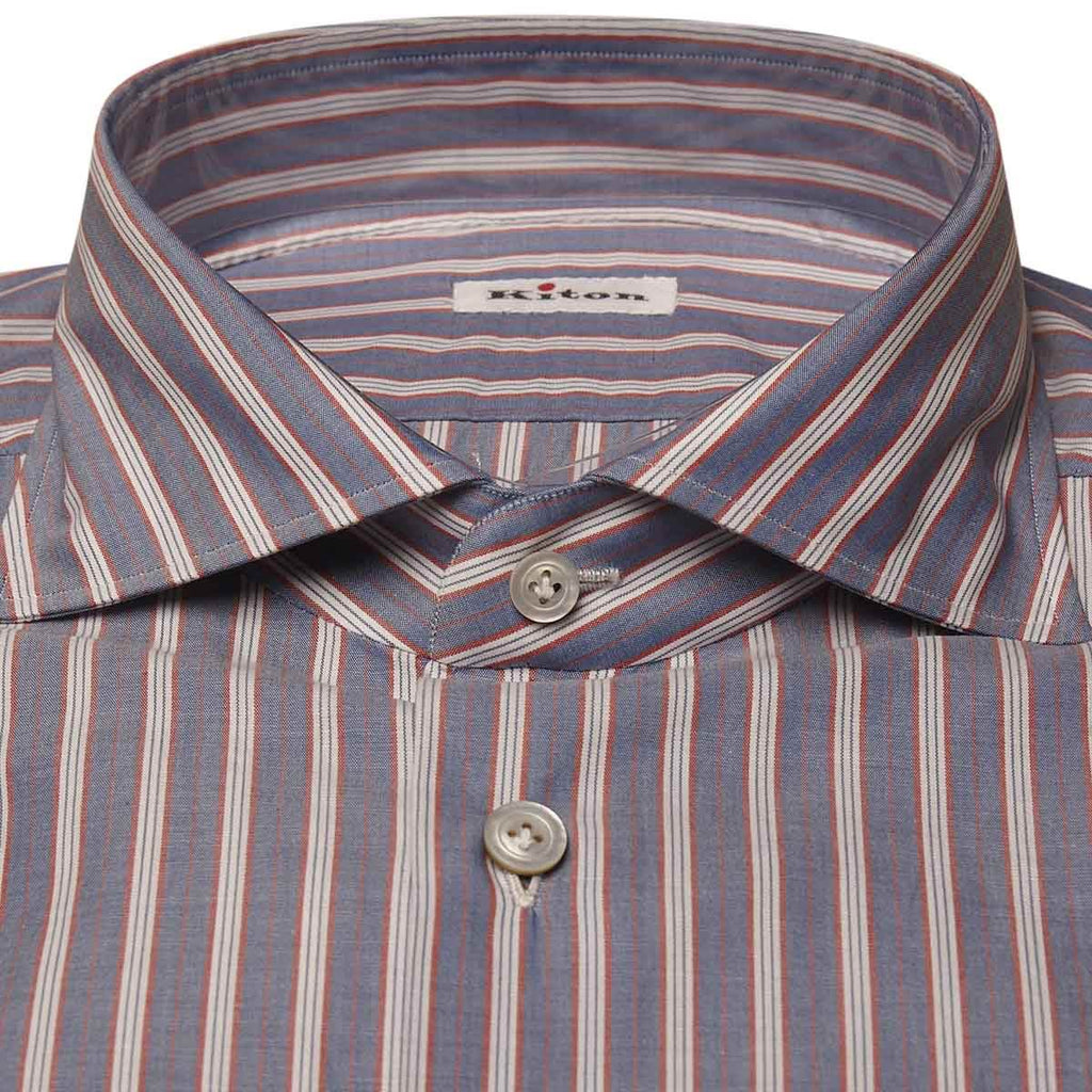 Kiton KITON Multicolor Cotton Shirt Multicolor 001