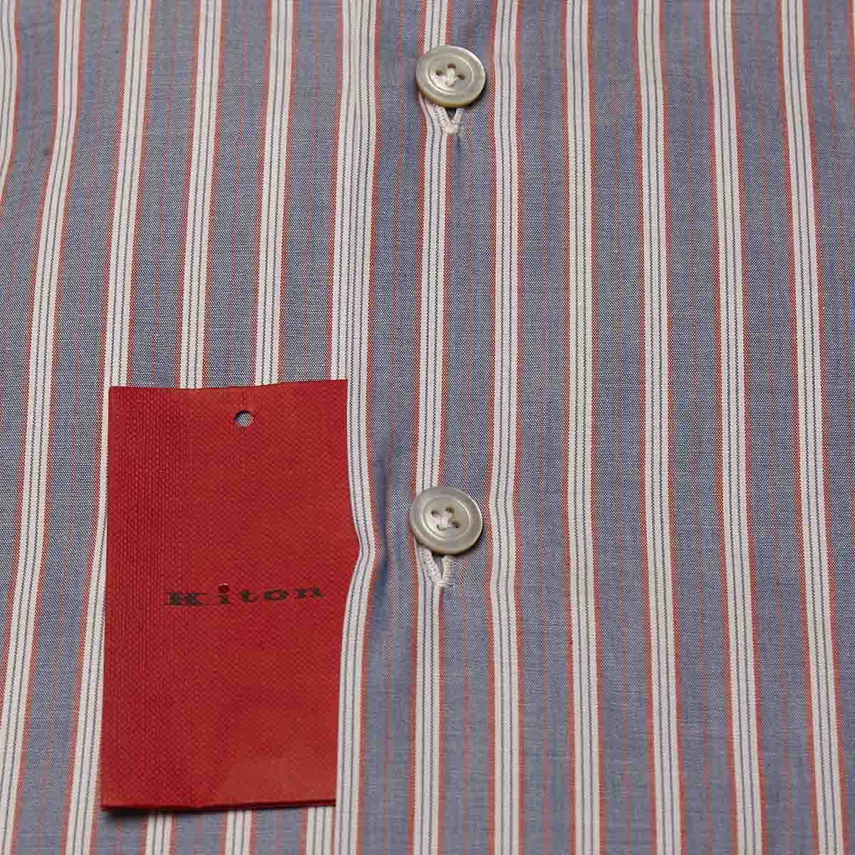KITON Multicolor Cotton Shirt