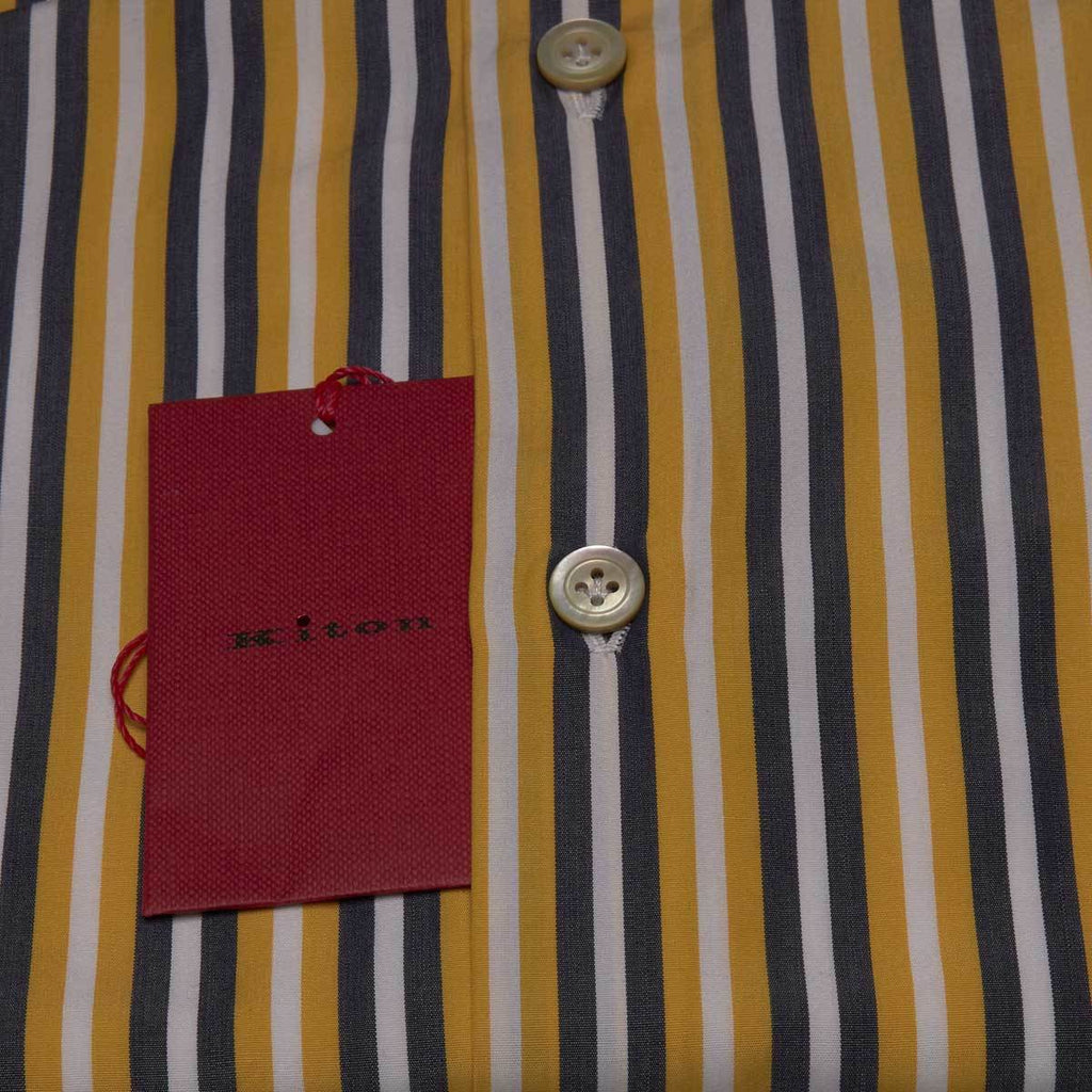 KITON Multicolor Cotton Shirt