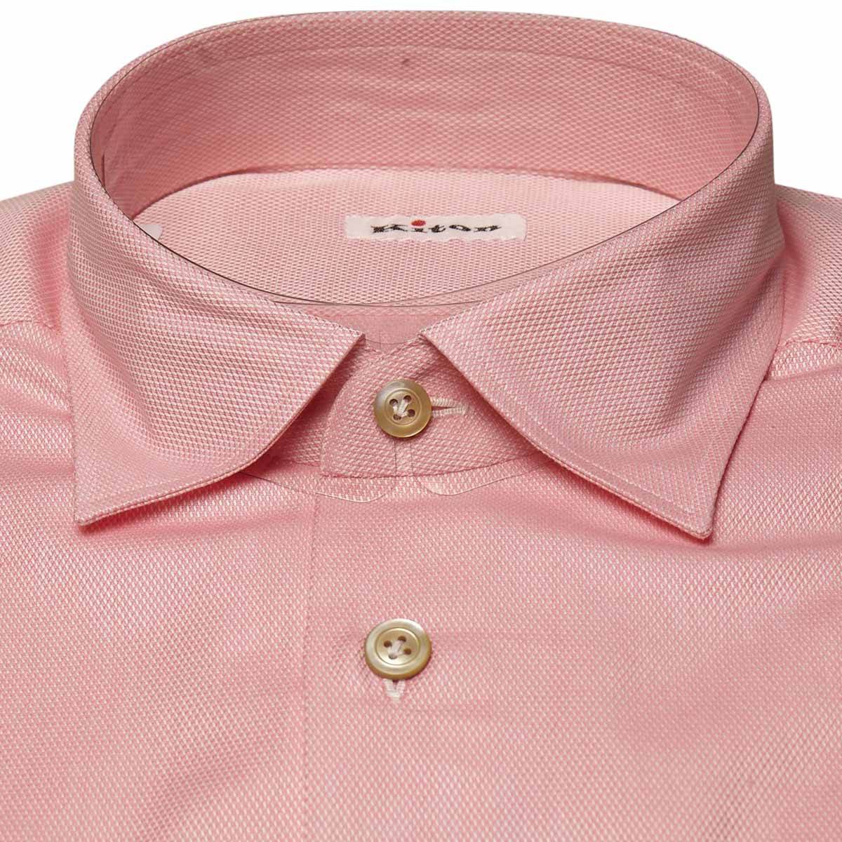 Kiton KITON Pink Cotton Shirt Pink 001