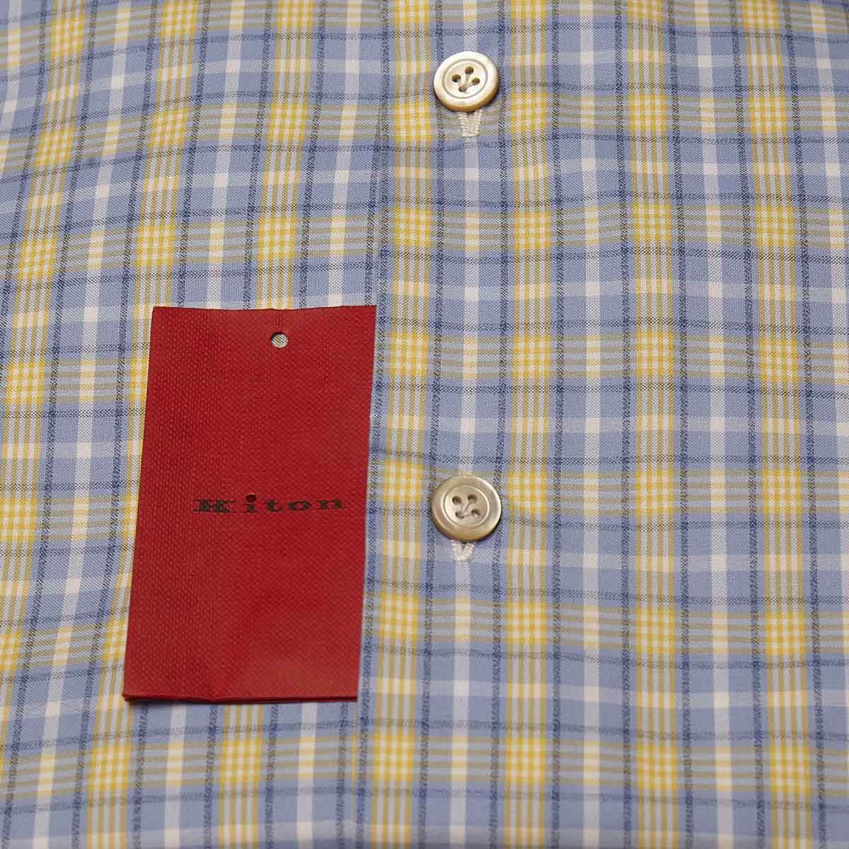 KITON Multicolor Cotton Shirt