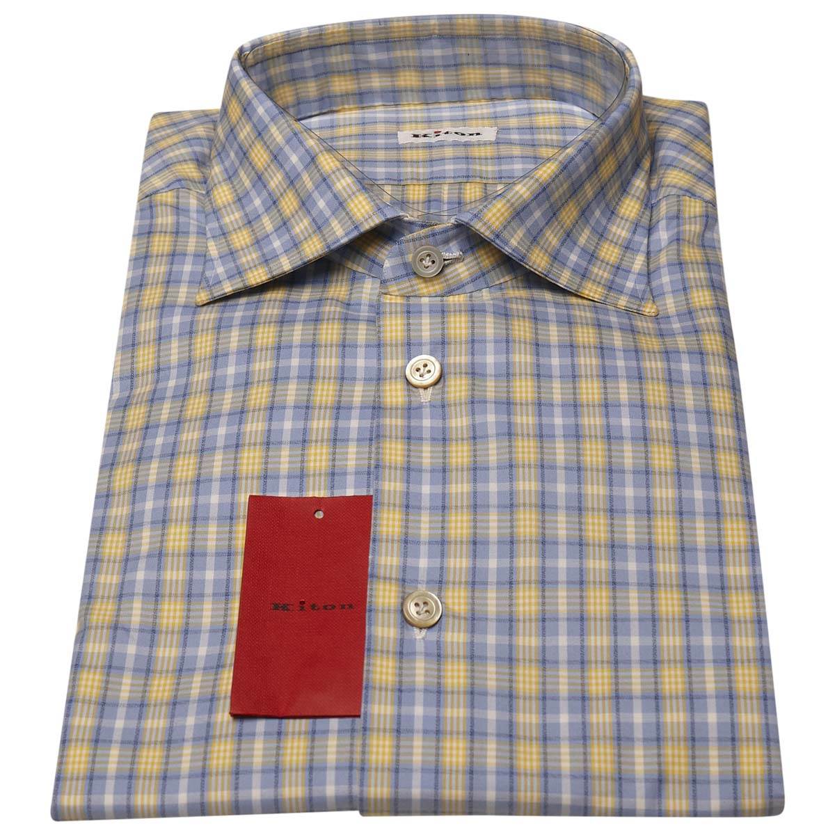 KITON Multicolor Cotton Shirt