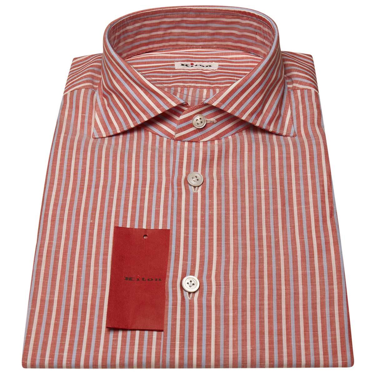 Kiton KITON Multicolor Cotton Linen Shirt Multicolor 000