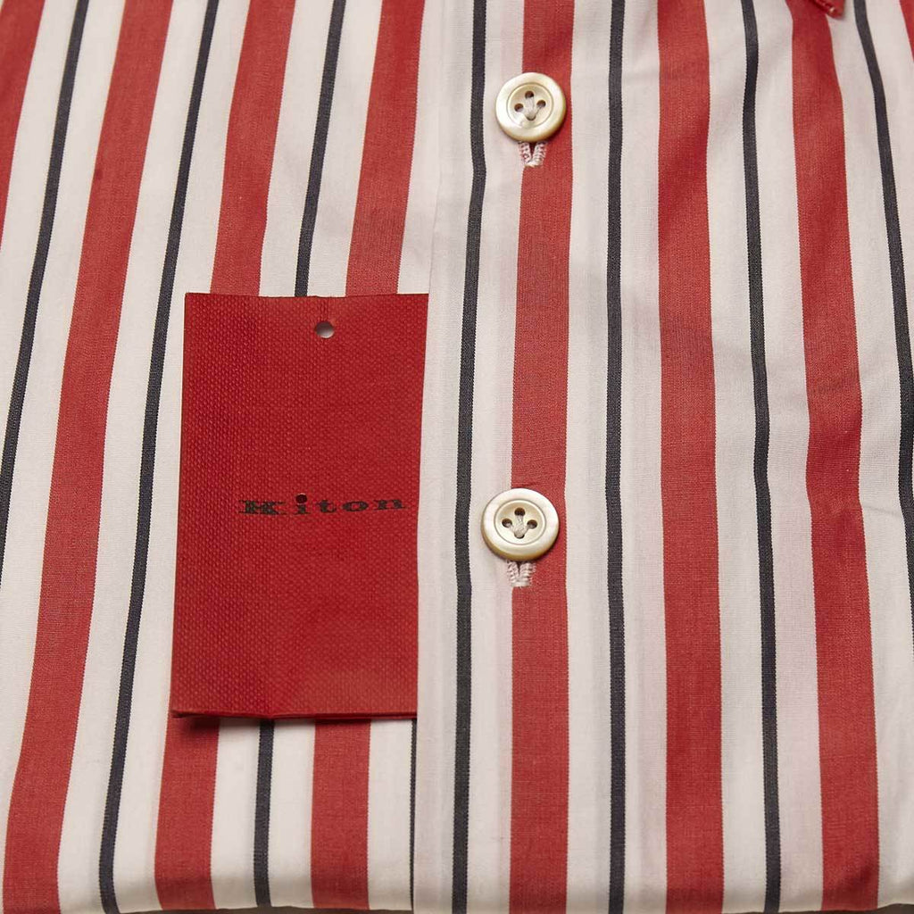 KITON Multicolor Cotton Shirt