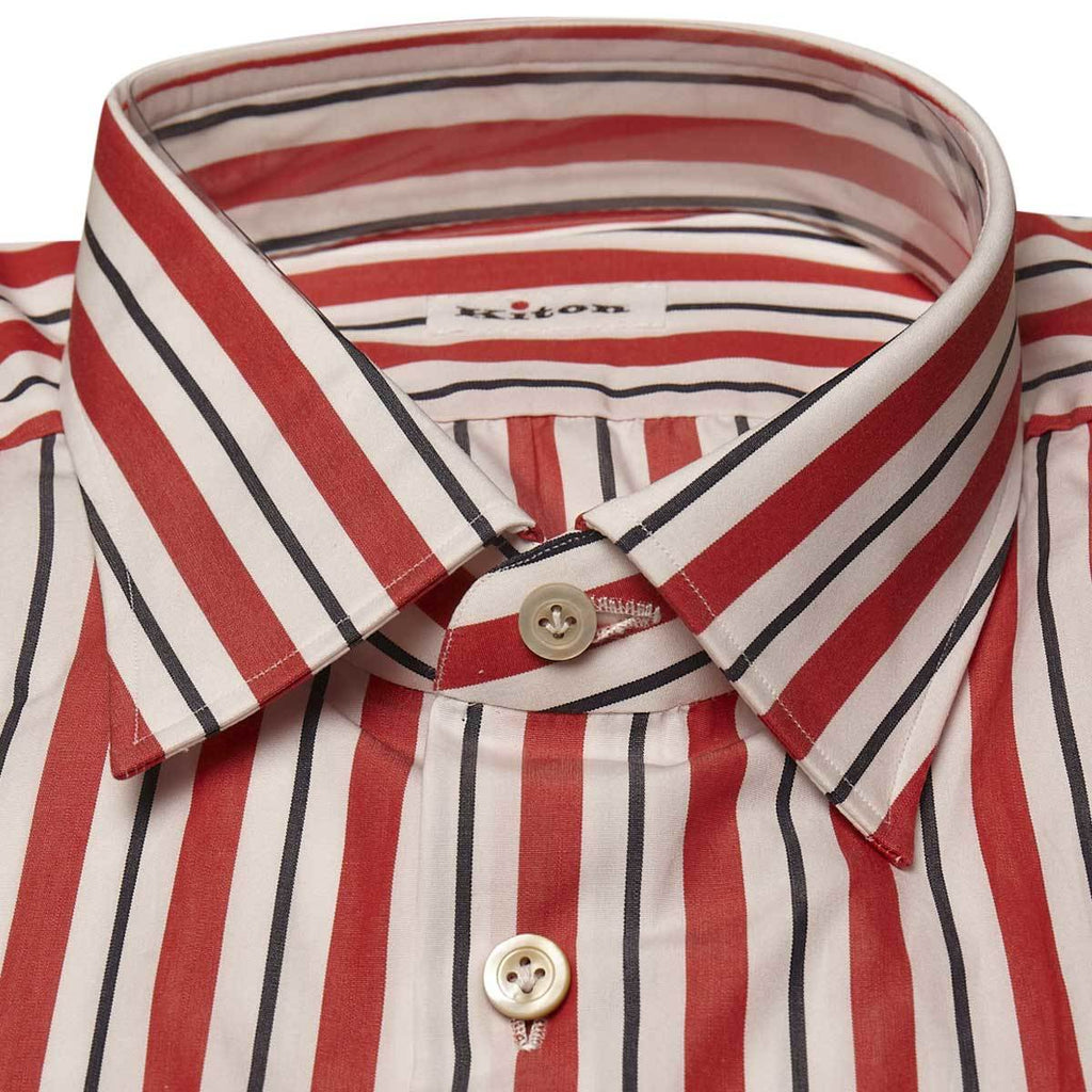 KITON Multicolor Cotton Shirt