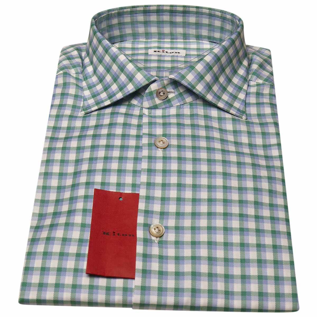 KITON Multicolor Cotton Shirt