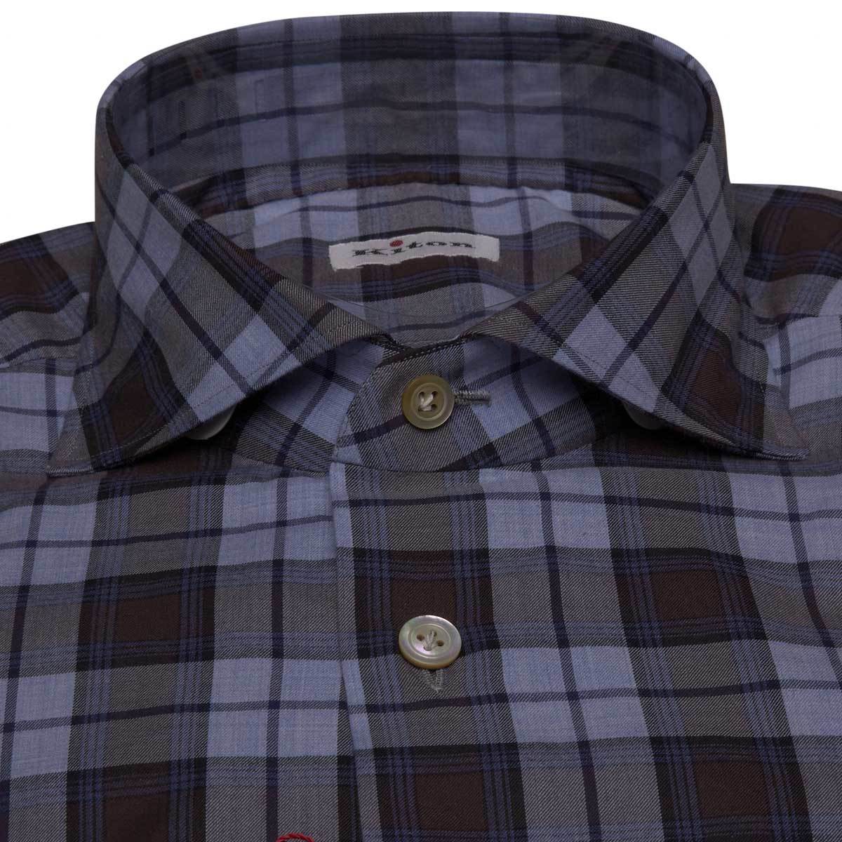 KITON Multicolor Cotton Shirt