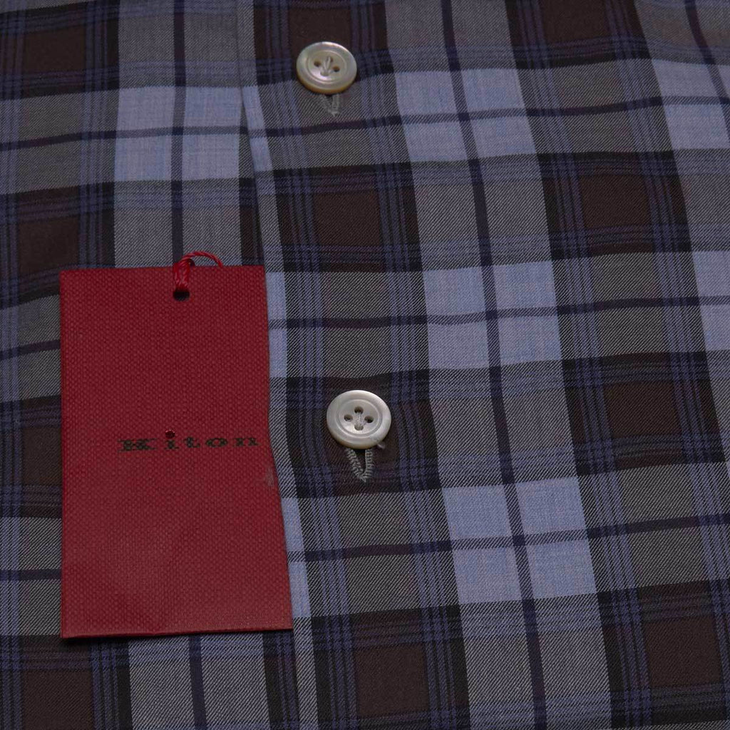 KITON Multicolor Cotton Shirt