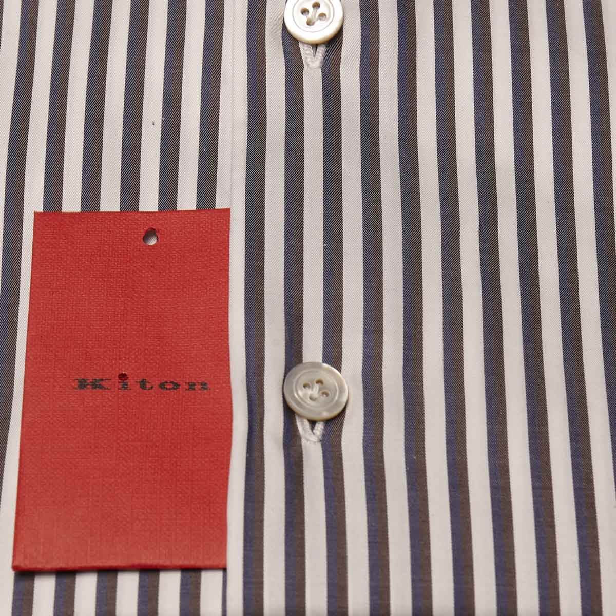 KITON Multicolor Cotton Shirt