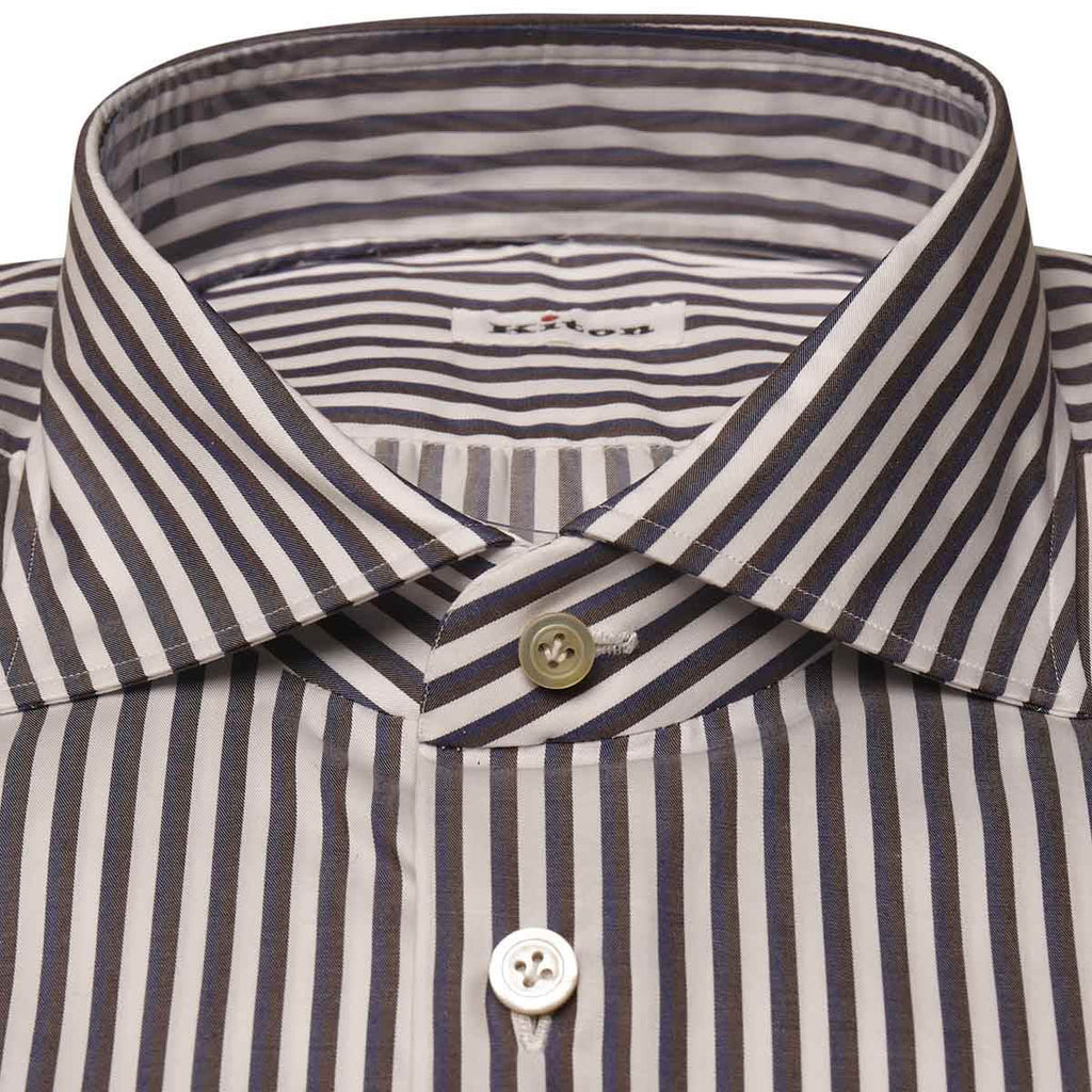 KITON Multicolor Cotton Shirt